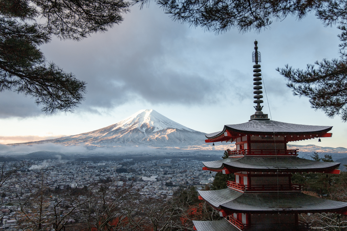japonia kiedy lecieć