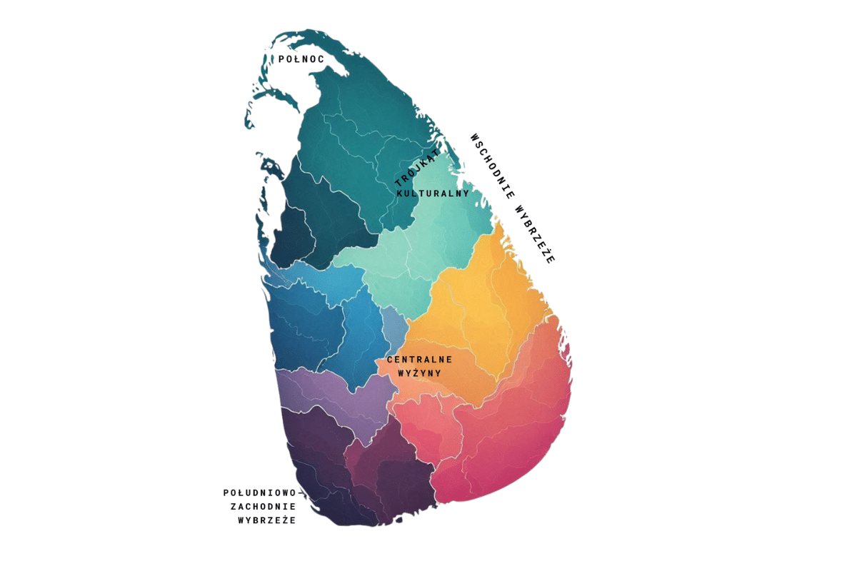 Sri Lanka Mapa